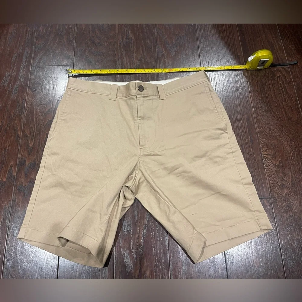 J.Crew Mercantile Flex Chino Shorts Men's Size 30 Khaki Casual Pockets